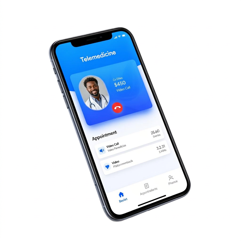 Existing Yetu Health mobile application screens